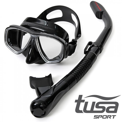 투사 스포츠(TUSA Sport) TUSA 투사성인용 마스크+스노클세트 UC-7519 -BKBK
